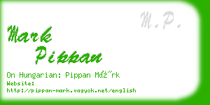 mark pippan business card